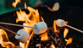 Marshmallows roosteren