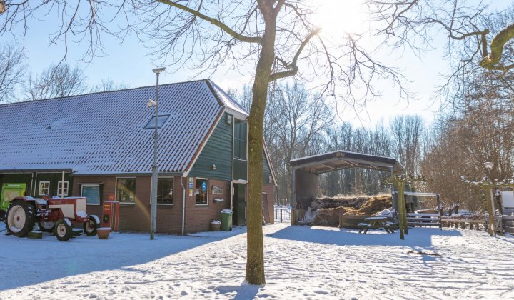 kinderboerderij de molenwei in de sneeuw